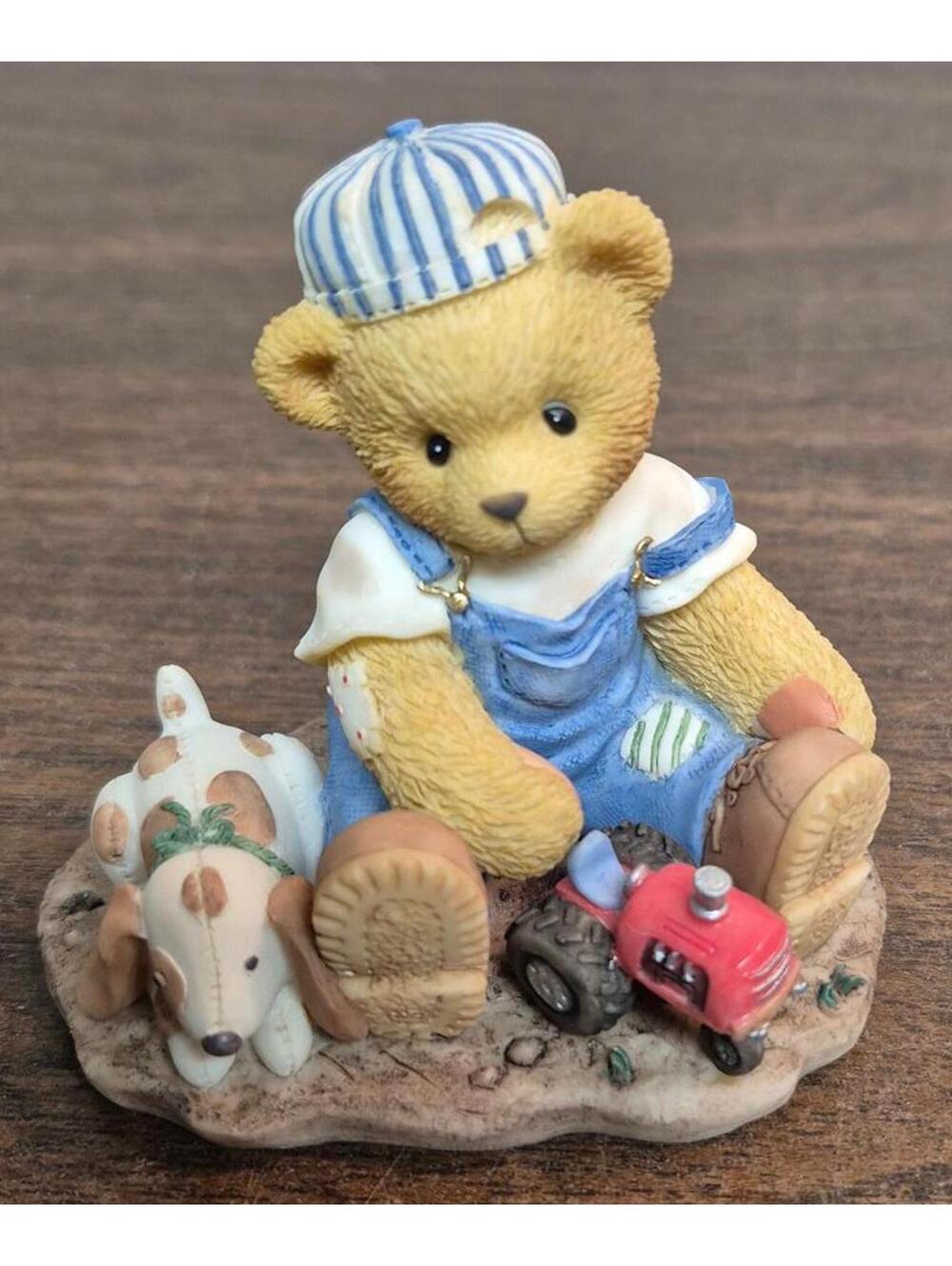 Cherished Teddies Tanner Figurine 'Friends Of Old Are Dear To Hold'